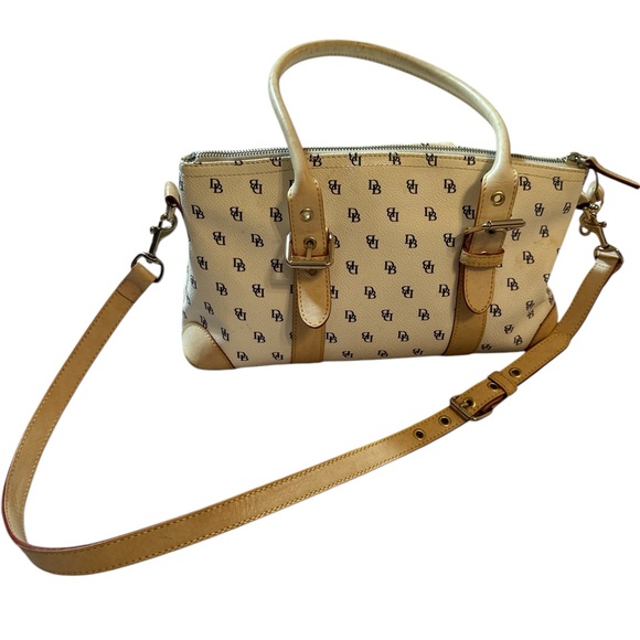 Vintage Dooney & Bourke Monogrammed Satchel with Accessories - Picture 2 of 14